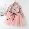 Melario Toddler Girls Dress Kids Dresses Knit Girls Clothes Children Dress Casual Costume Rainbow Girl Christmas Party Dresses