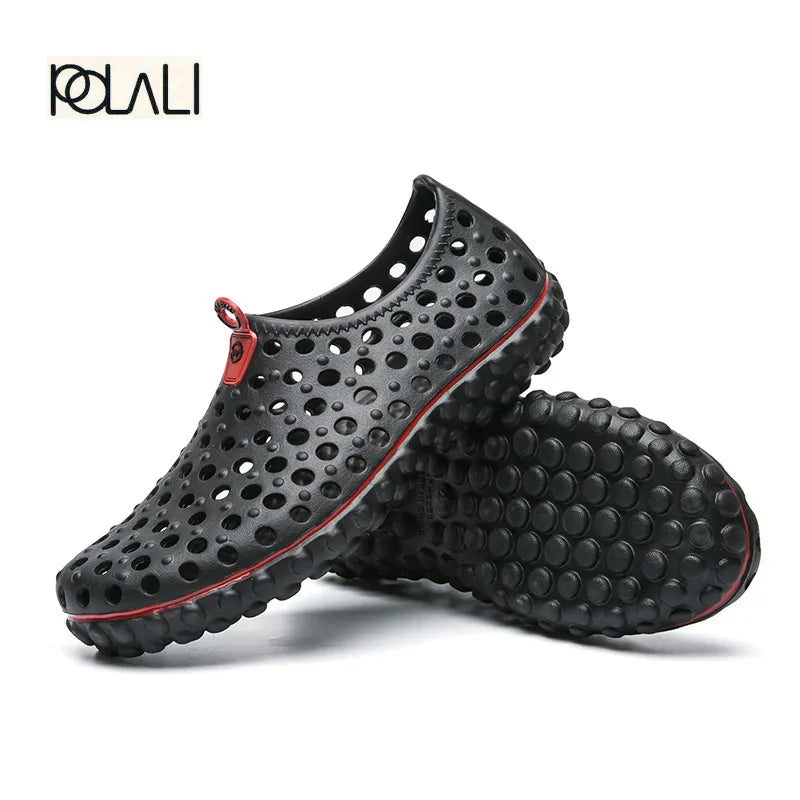 2023 Summer Beach Sandals Men Casual Shoes Brethable Flats Male Graden Clogs Slippers Slip On Fashion Loafers Light Big Size 45