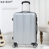 NEW 20/22/24 inch Rolling luggage sipnner wheels Women travel suitcase men popular fashion trolley luggage password box ABS+PC