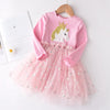 Melario Toddler Girls Dress Kids Dresses Knit Girls Clothes Children Dress Casual Costume Rainbow Girl Christmas Party Dresses