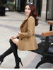 Fitaylor New Autumn Winter Woolen Coat Women Slim Double Breasted Medium Long Wool Blend Warm Female Overcoat