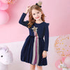 Kids Autumn Winter Dresses for Girls Star Sequins Princess Dress Girl Long Sleeve Party Vestidos Girls Dress Children Clothing