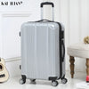 NEW 20/22/24 inch Rolling luggage sipnner wheels Women travel suitcase men popular fashion trolley luggage password box ABS+PC