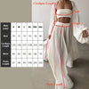 New Chiffon 3-piece Sets Nightwear Women's Pajamas Long Sleeve Cardigan Lingerie Top Loose Pants Home Clothes Women Nightwear