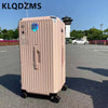 KLQDZMS 22"24"26"28"30"32"34" Luggage New PC Rolling Trolley Case Women Large Capacity Fashion Password Package Men's Suitcase