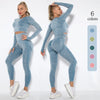 Women&#39;s tracksuit Seamless Yoga Set Women Sportswear  Suit For fitness Workout Clothes Sports Outfit Gym Clothing Sports Suits