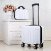 18 inch Travel suitcase spinner wheels carry on Cabin Rolling luggage bag trolley case Student suitcase Luggage set fashion