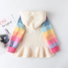 Melario Toddler Girls Dress Kids Dresses Knit Girls Clothes Children Dress Casual Costume Rainbow Girl Christmas Party Dresses