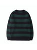 Autumn Winter Knitted Striped Sweater Women Casual Oversized Pullovers Sweaters Loose Warm Jumper Streetwear Teen Knitwear