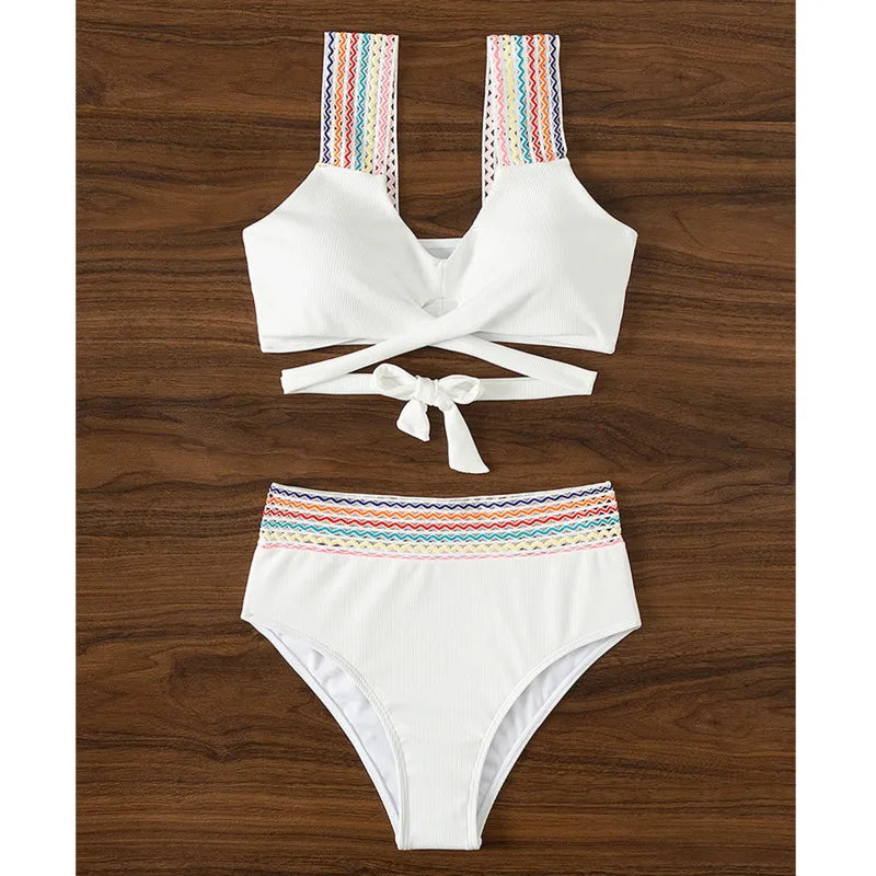 Sexy White Bikinis 2023 Women's Swimwear Push Up Female Swimsuit Swimming Bathing Suits Brazilian Bikini Set Beachwear Bather