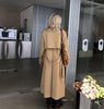 2023 Fall / Autumn New Design Women Stylish Cotton Long Trench Coat Female Windbreaker