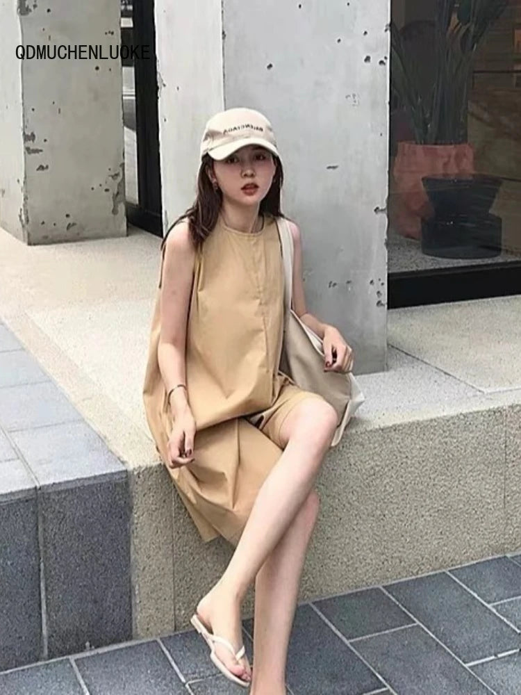 Jumpsuit Women Clothing 2023 New Arrivals Streetwear  Women's Summer Jumpsuit Sleeveless Leisure Style One Piece Women Clothing