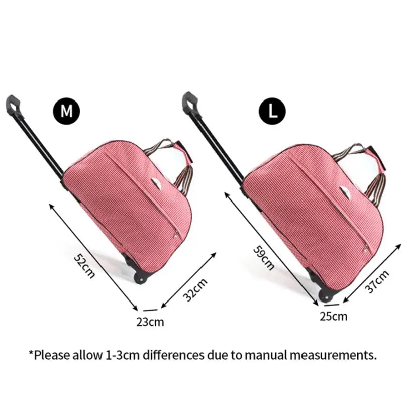 Suitcase And Travel Bags Wheels New Waterproof Large Capacity Carry On Luggage Trolley Handbag Unisex Valises A Roulettes XA671F