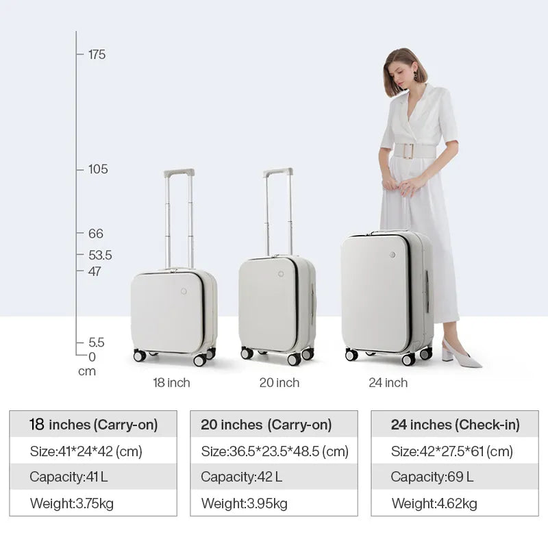 Mixi Patent Design Aluminum Frame Suitcase Carry On Rolling Luggage Beautiful Boarding Cabin 18 20 24 Inch M9260