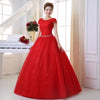 Popodion Sexy Lace Backless Bride Ball Gown Wedding Dress Women Bandage Cheap Wedding Dresses WED90129